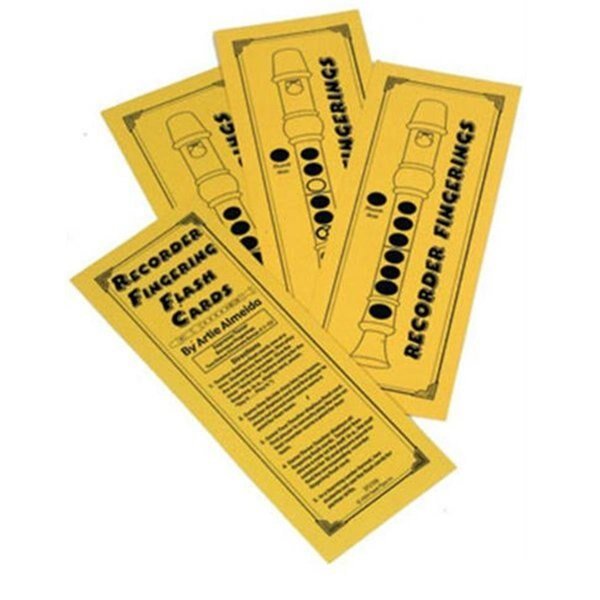 Rhythm Band Instruments SP2396 Recorder Fingering Flash Cards, Rythm Band, Mfr#: SP2396